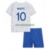 Maillot de Supporter France Kylian Mbappé 10 Extérieur Coupe du Monde 2022 Pour Enfant